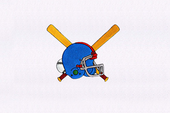 Baseball Sporting Embroidery Design